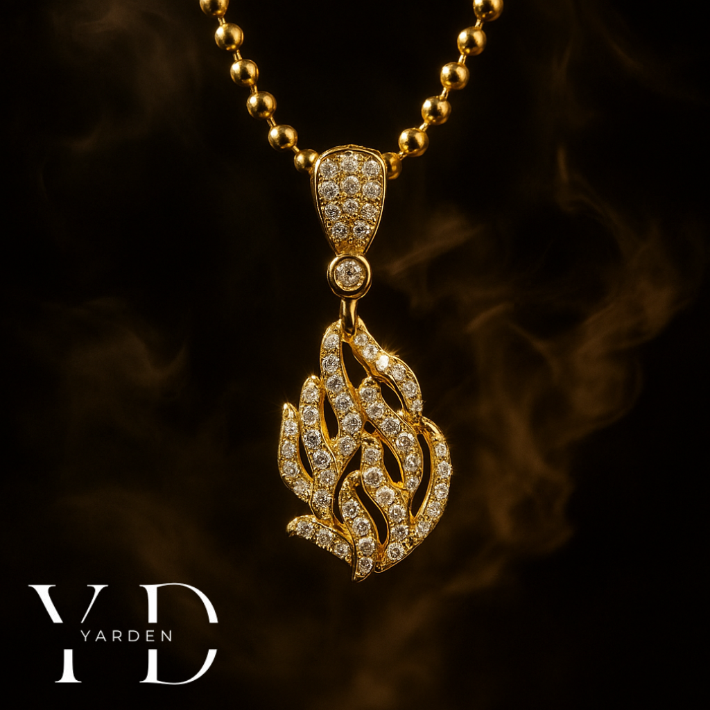 שרשרת האש שלי בציפוי זהב