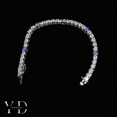 צמיד טניס עין כחולה