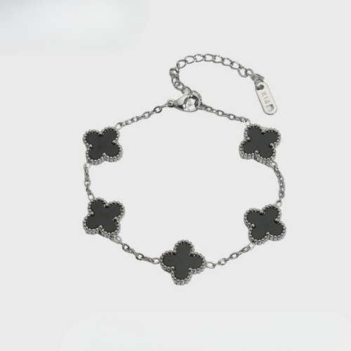 צמיד תלתן כסוף