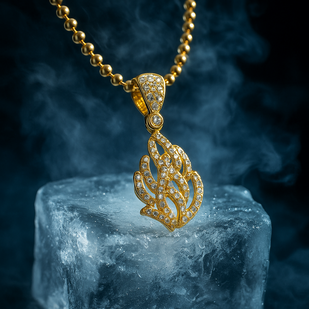 שרשרת האש שלי בציפוי זהב