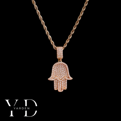 שרשרת חמסה רוז גולד לגבר